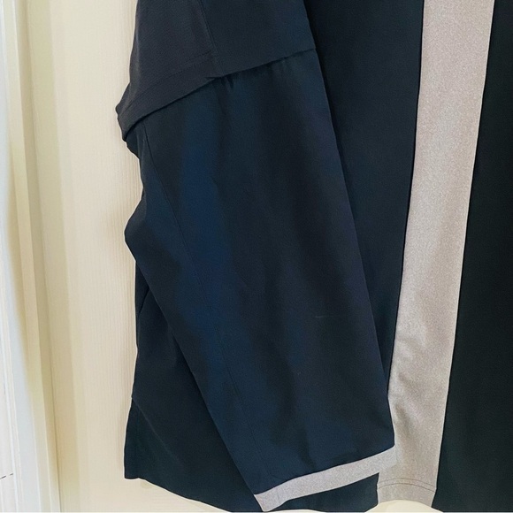 adidas Mens Size L Fielders Choice Convertible Sleeve Jacket Bulldogs Baseball - Picture 9 of 9